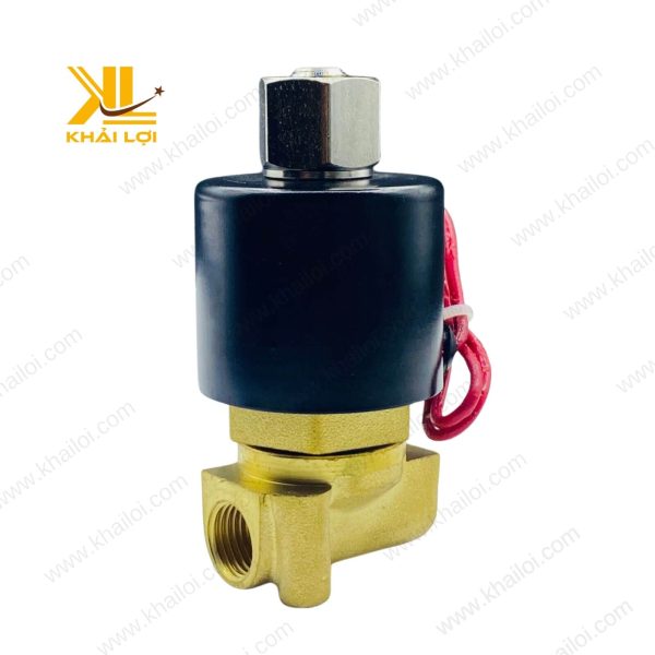 Van Điện Từ Đồng Thường Mở UWK chất liệu đồng thau.