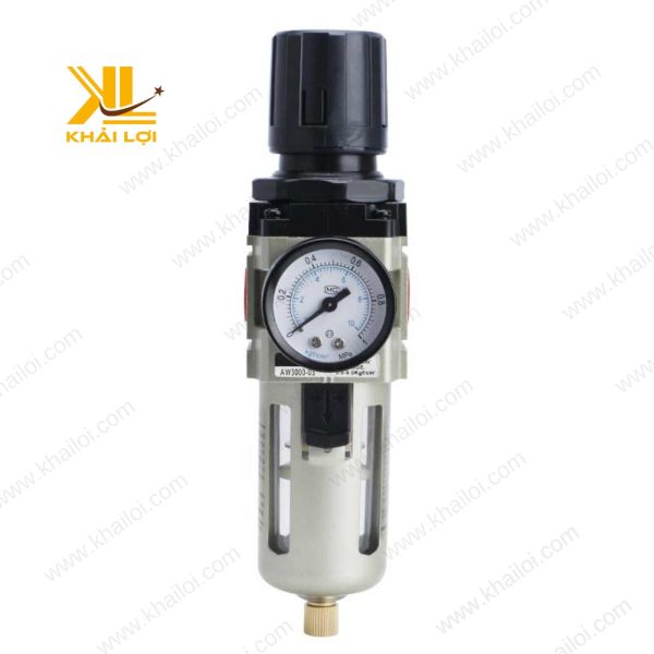 Van Điều Áp Tách Nước Khí Nén AW thiết kế hiện đại.