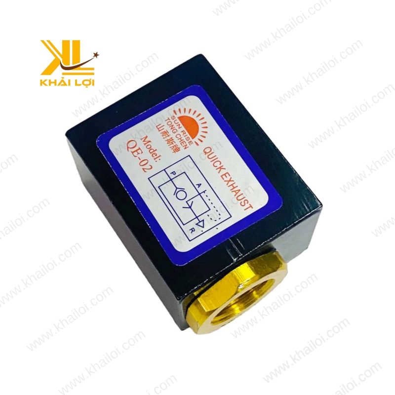 Van Xả Nhanh Khí Nén QE dễ lắp đặt.