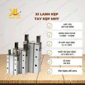 Thông số kỹ thuật Xi Lanh Kẹp Tay Kẹp MHY của Vật Tư Công Nghiệp Khải Lợi.