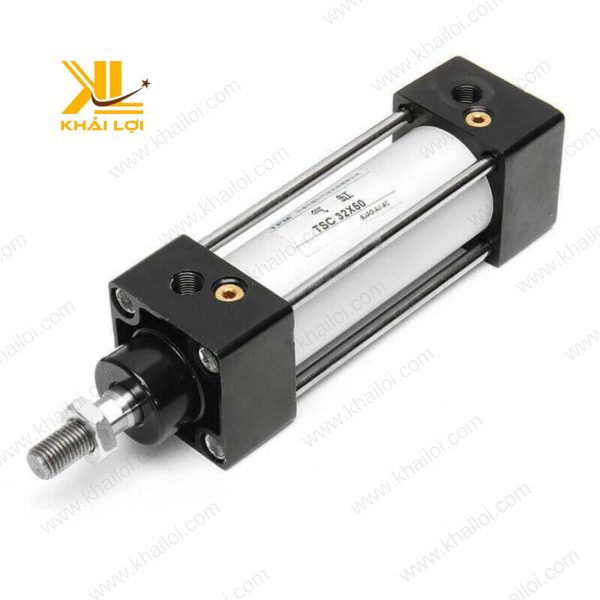 Xi Lanh Khí Nén Vuông SC thiết kế bền bỉ.