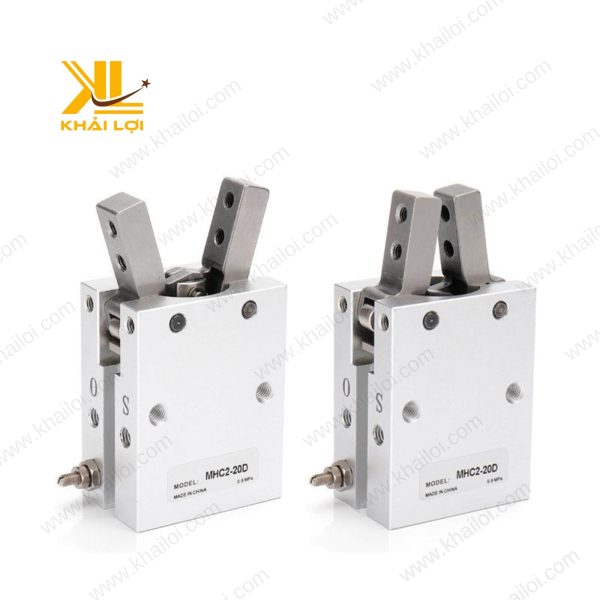 Xi Lanh Tay Kẹp MHC2 dễ lắp đặt.