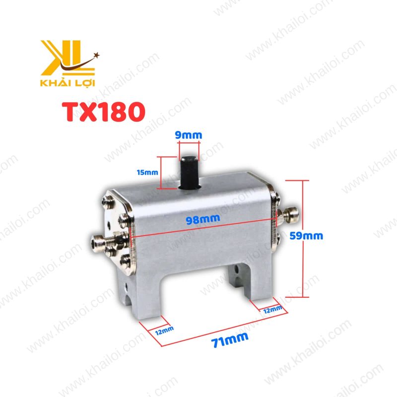 Xi lanh xoay tay TX90 TX180 độ bền cao.