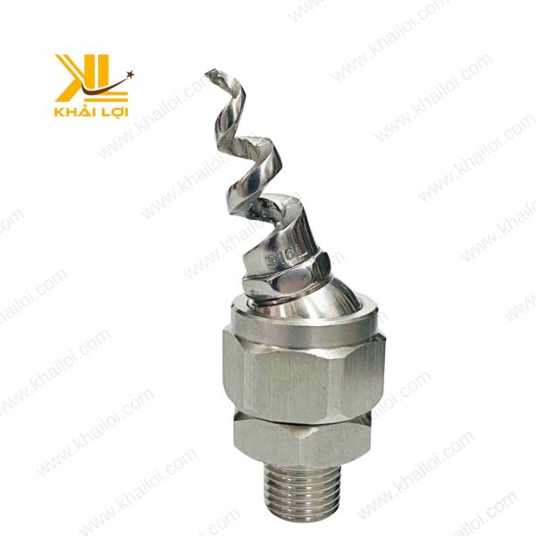 Béc INOX Xoắn với chân đế hỗ trợ.