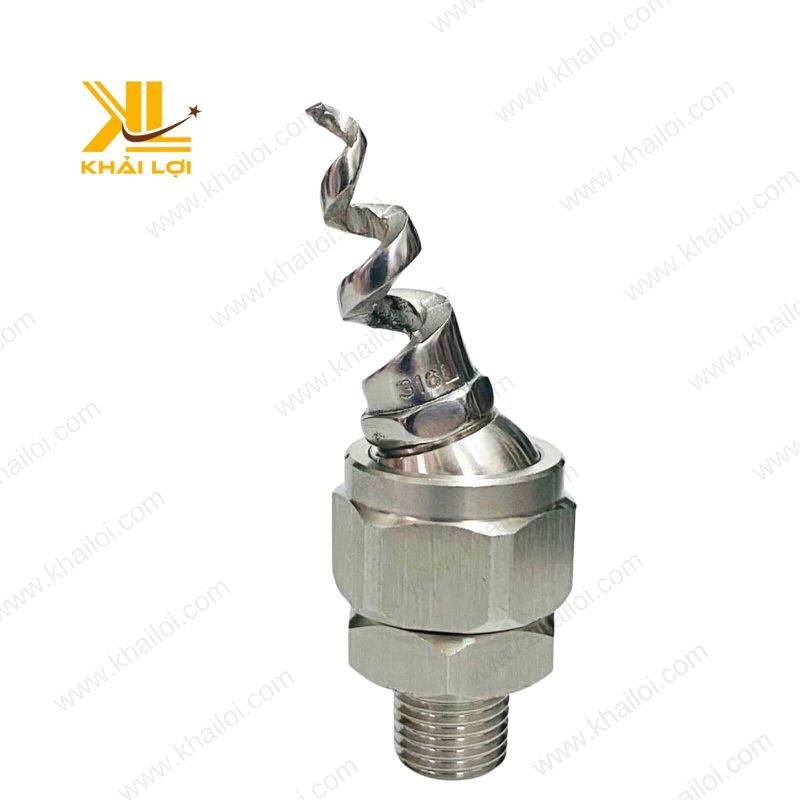 Béc INOX Xoắn với chân đế hỗ trợ.