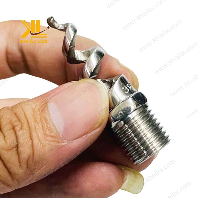 Béc INOX Xoắn tối ưu hóa lưu lượng chất lỏng.