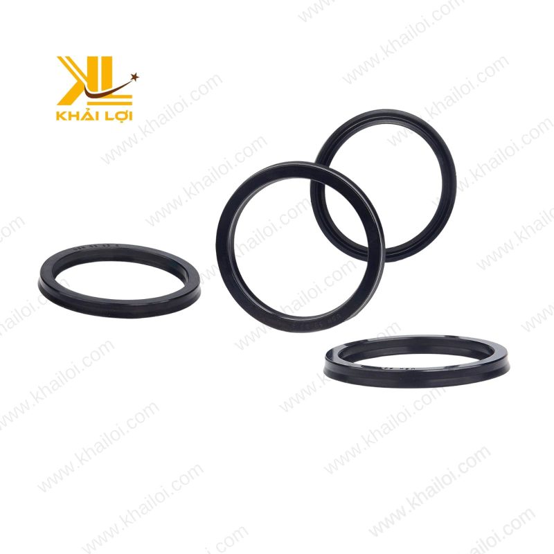 Hình ảnh bộ phốt xi lanh khí nén SC màu đen.
