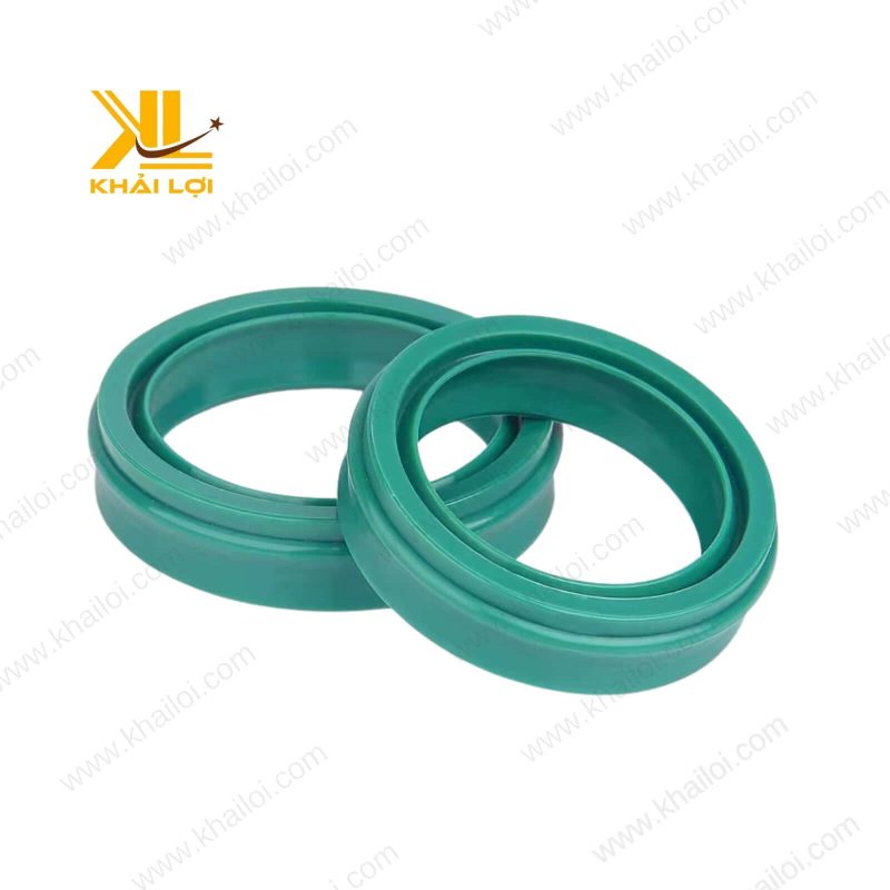 Hình ảnh bộ phốt xi lanh khí nén SC màu xanh lá.