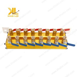 Khả năng phân phối nước đồng đều của bộ chia nước khuôn nước.