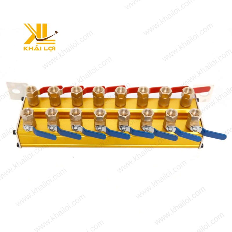 Khả năng phân phối nước đồng đều của bộ chia nước khuôn nước.