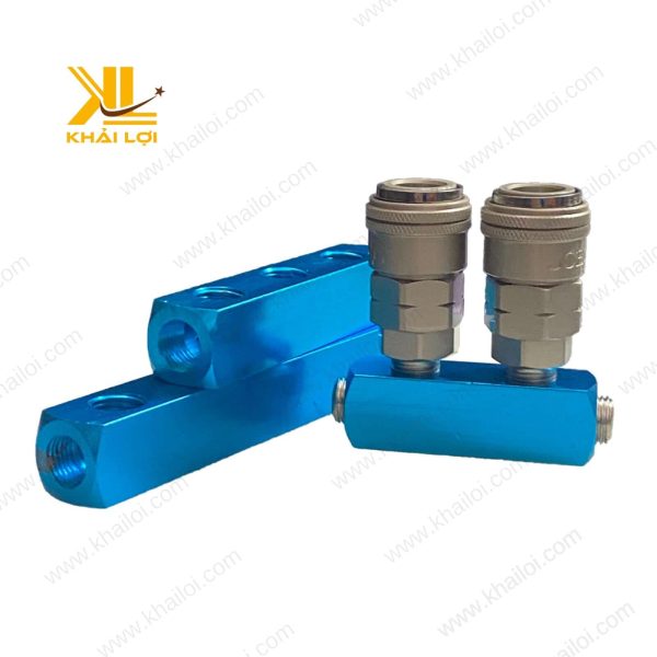 Chia Ngang Đầu Khớp Nối Nhanh JOBONY áp suất 10 kg/cm2.