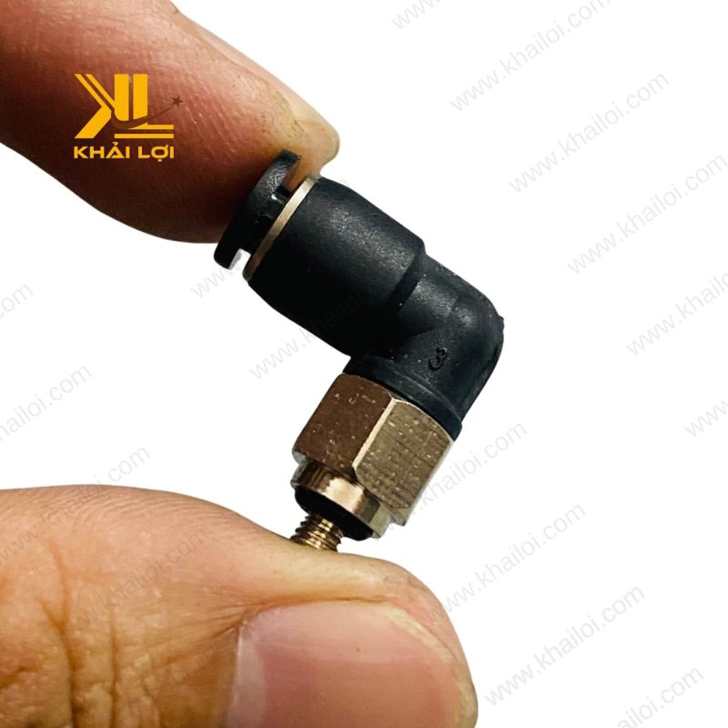 Co nối hơi khí nén JPL thiết kế nhỏ gọn.