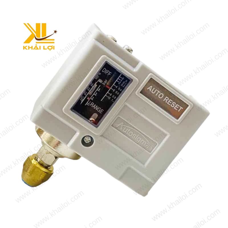 Công tắc áp suất Autosigama chịu áp lực 10 kg/cm².