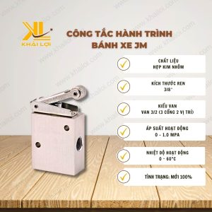 Thông số kỹ thuật: Công Tắc Hành Trình Bánh Xe JM của Vật Tư Công Nghiệp Khải Lợi.