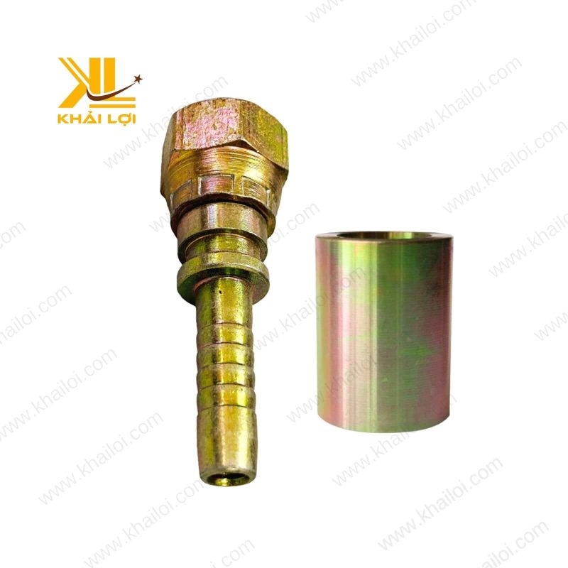Cốt đầu bấm ống thủy lực với áo bấm chắc chắn.
