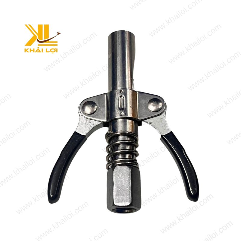 Đầu bơm mỡ 2 tay kẹp mạnh mẽ.