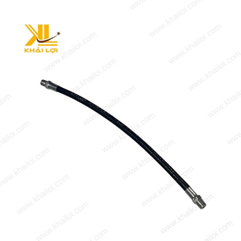Đầu bơm mỡ với ống dẫn 300mm ren 9.6.