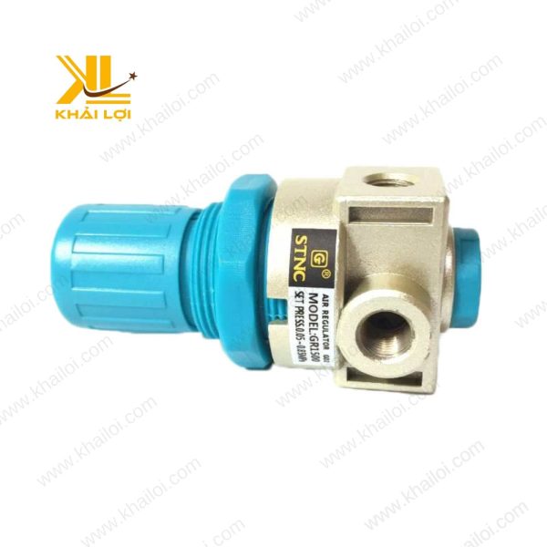 Hình ảnh điều áp STNC GR với núm điều chỉnh xanh.