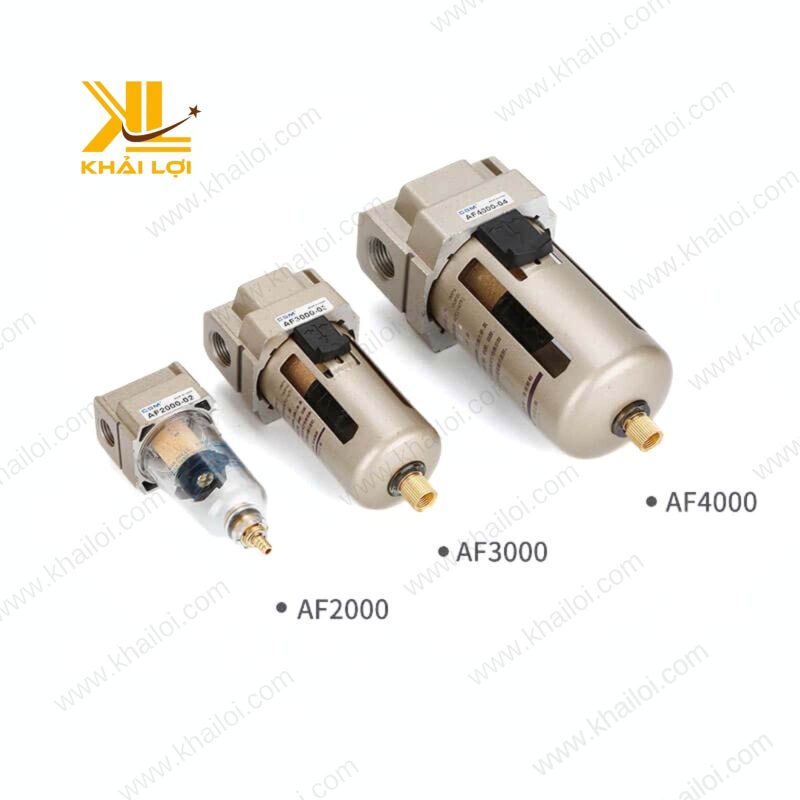 Lọc Tách Nước Khí Nén AF thân hợp kim nhôm.