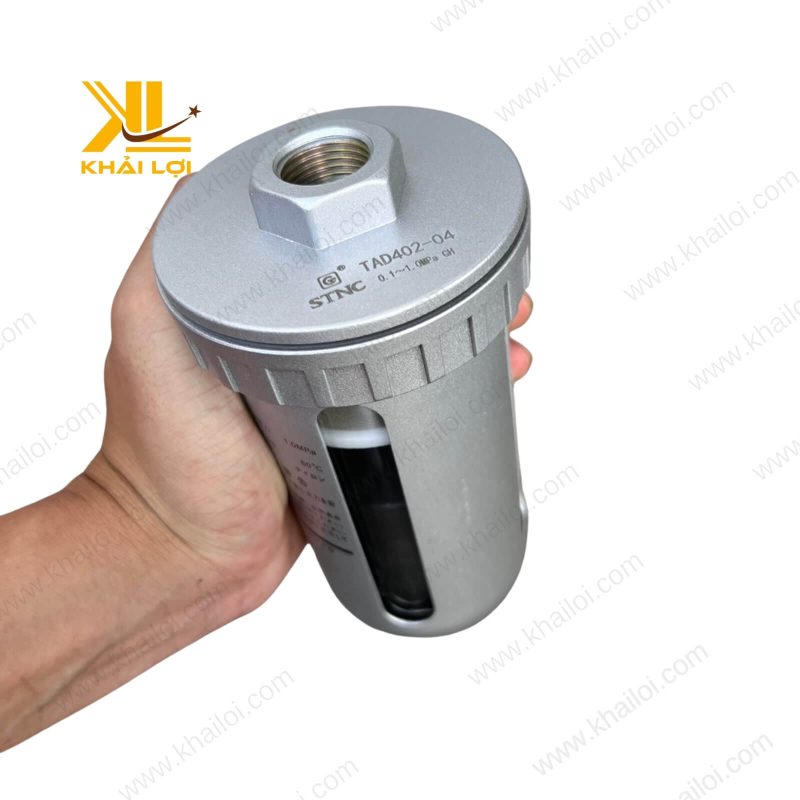 Lọc Tách Nước Xả Đáy Bình STNC TAD hoạt động tự động.