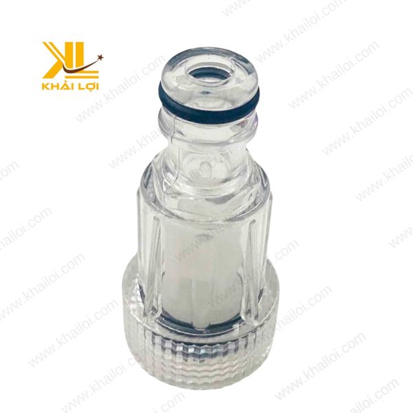 Lọc nước ren 22mm với lưới lọc dày.