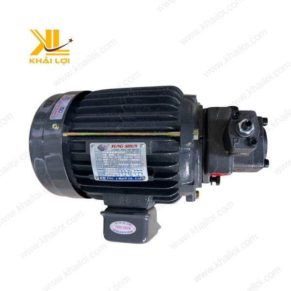 Motor VTC 2HP 3 pha với hệ thống làm mát hiệu quả.