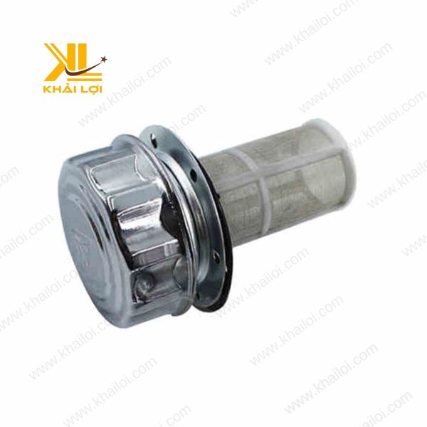 Nắp dầu thủy lực HS-1163 với lưới lọc 40 rõ nét.
