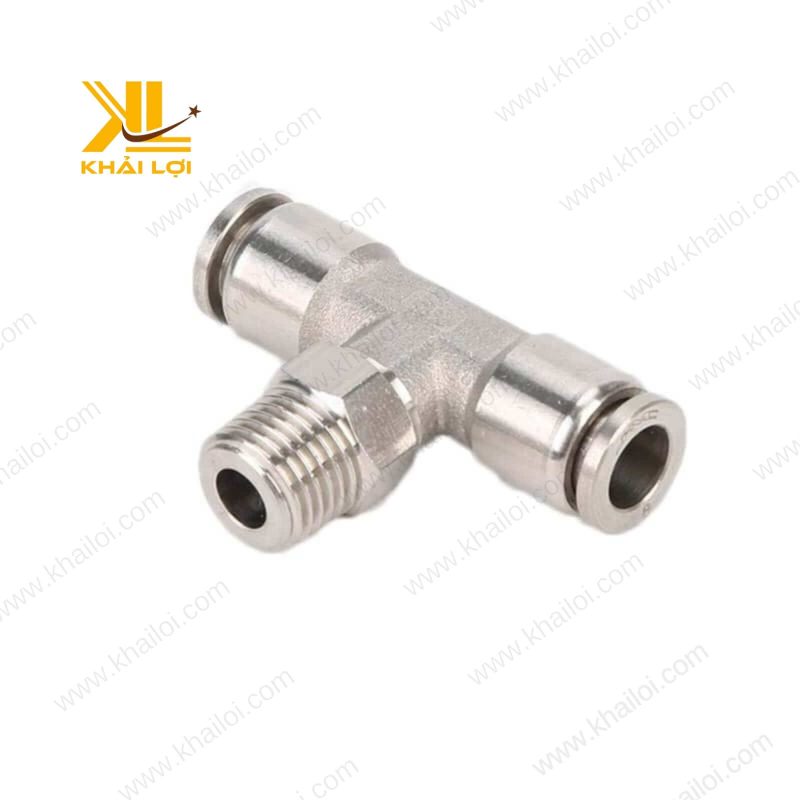 Ngã ba nối ống khí nén ren giữa inox IPB.