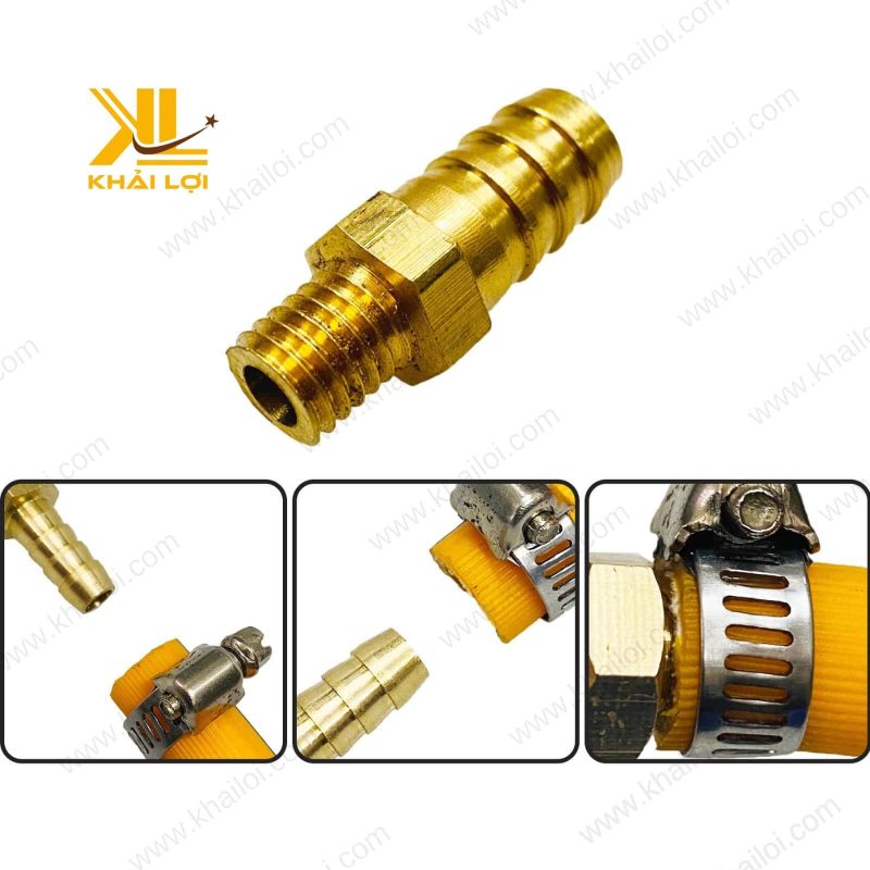Nối Đồng Đuôi Chuột Ren TO chống ăn mòn tốt.