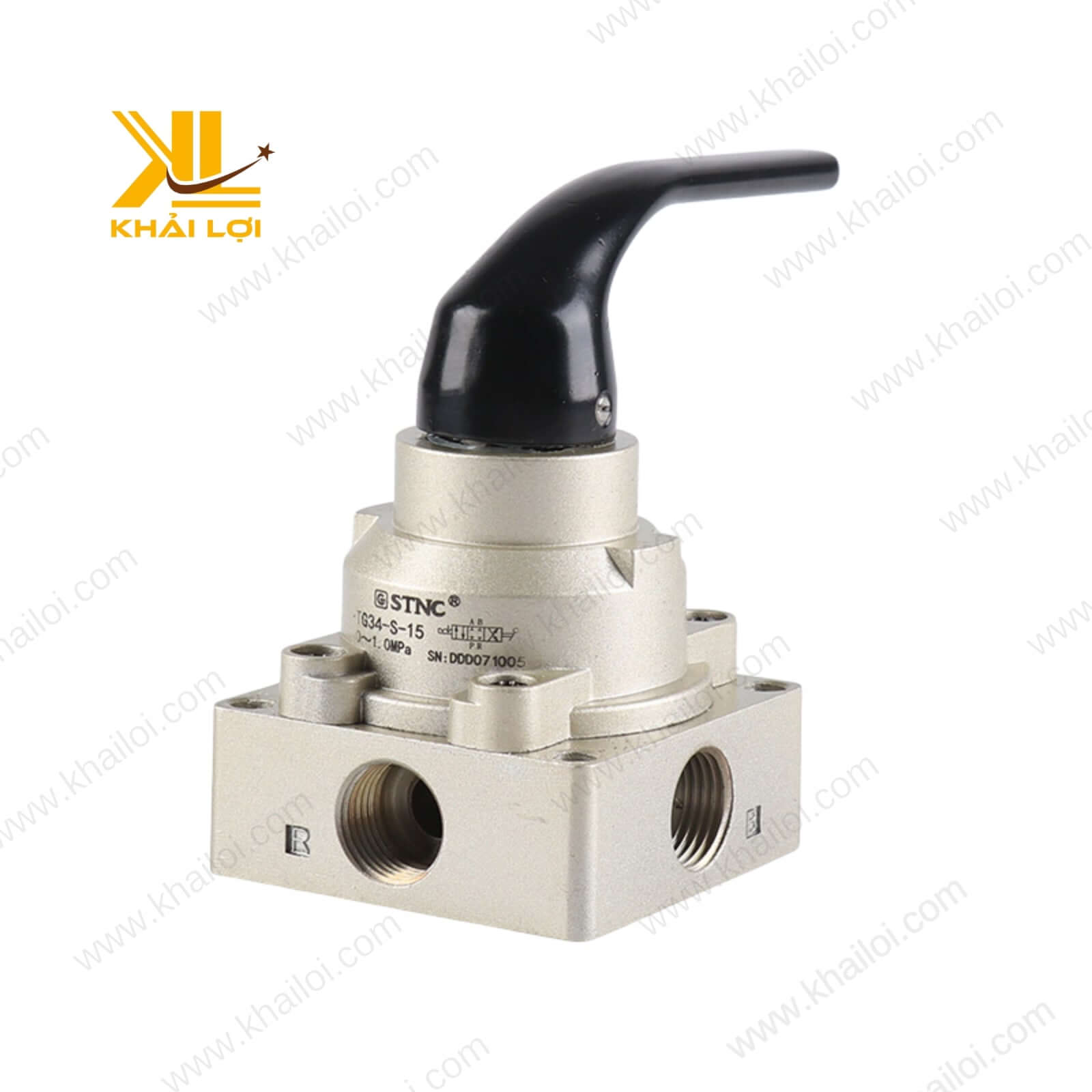 Van Gạt Tay Khí Nén STNC TGC tay gạt kim loại.