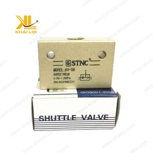 Van STNC KV với cổng khí P, A, B, R, S được gia công chính xác.