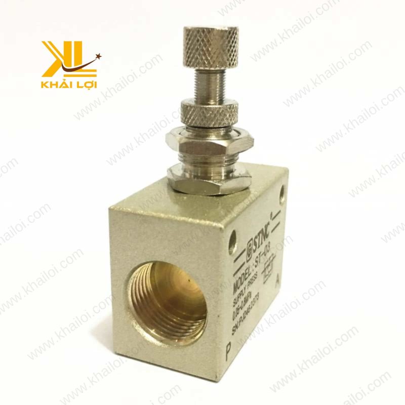 Van tiết lưu khí nén STNC ST áp suất 10 kg/cm².