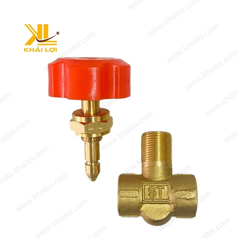Hình ảnh Van kim đồng kết hợp van giảm áp.
