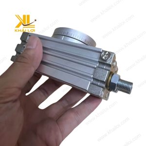 Xi lanh xoay MSQB chịu áp suất 0.6 MPa.