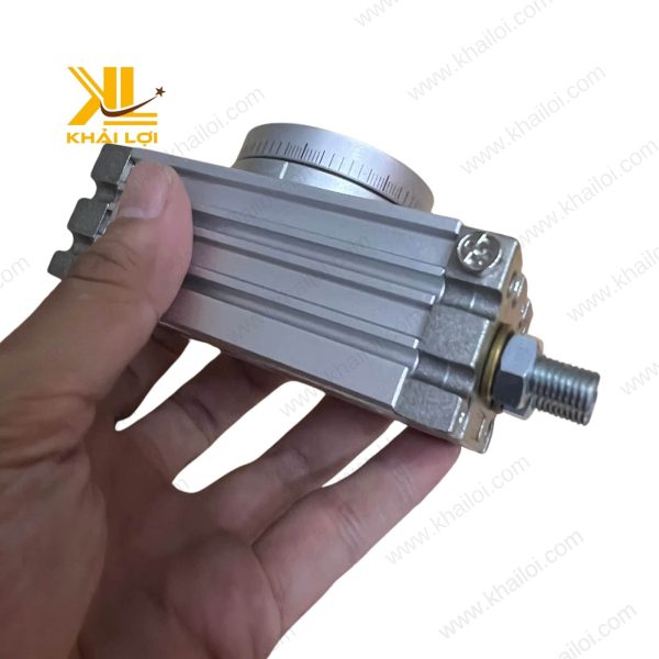 Xi lanh xoay MSQB chịu áp suất 0.6 MPa.