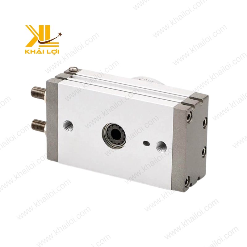 Hình ảnh xi lanh MSQB với cảm biến hành trình tích hợp.