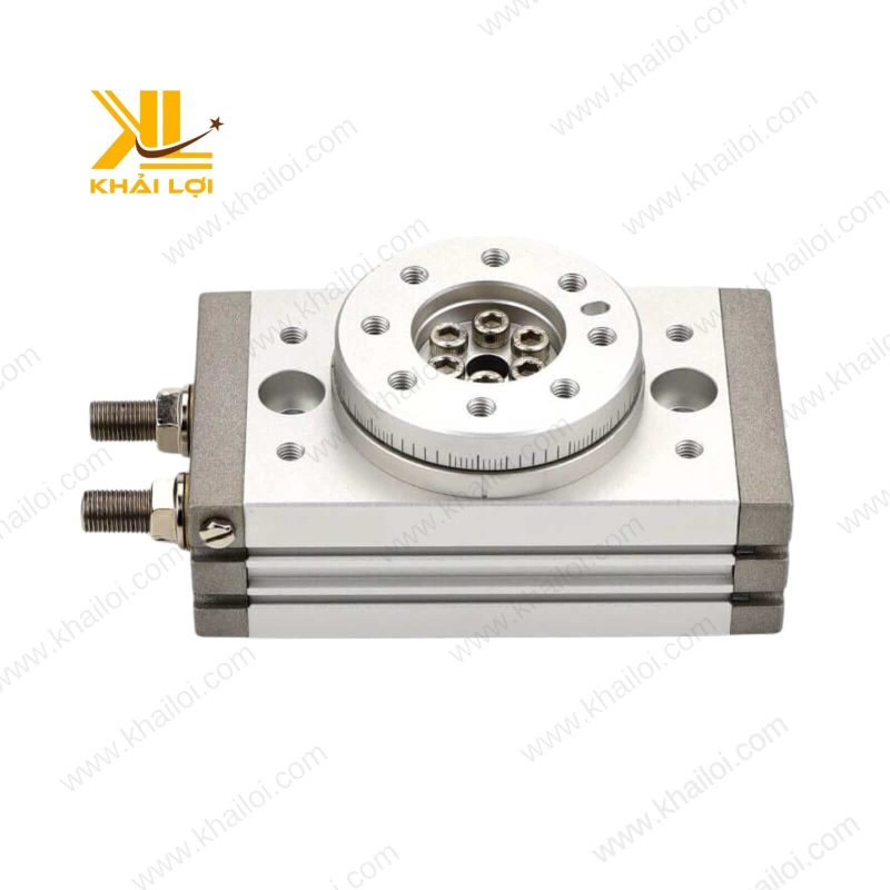 Xi lanh xoay MSQB trong dây chuyền sản xuất.