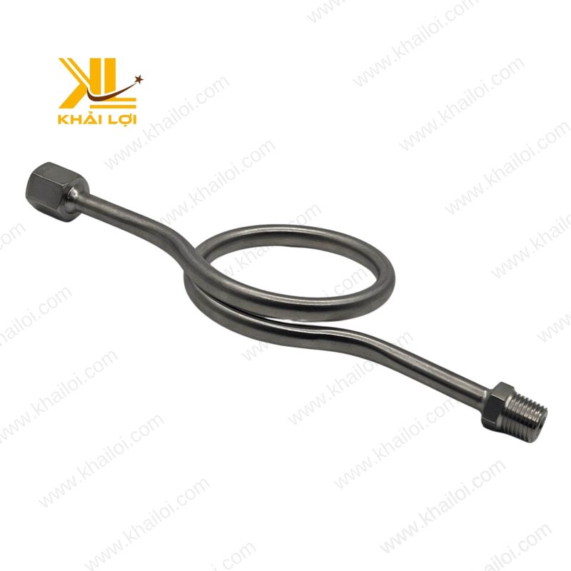 Hình ảnh xi phong INOX ren trong ngoài chịu nhiệt cao.