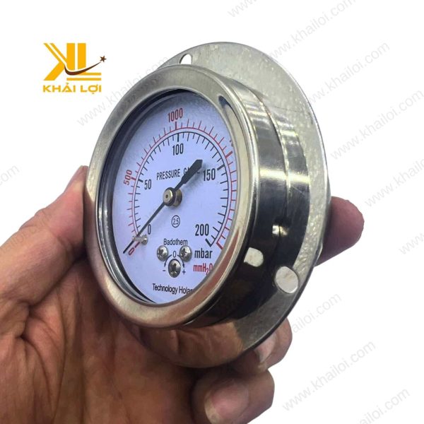 Đồng hồ áp suất Y63 hoạt động ổn định trong môi trường có nhiệt độ lên đến 60 độ C.