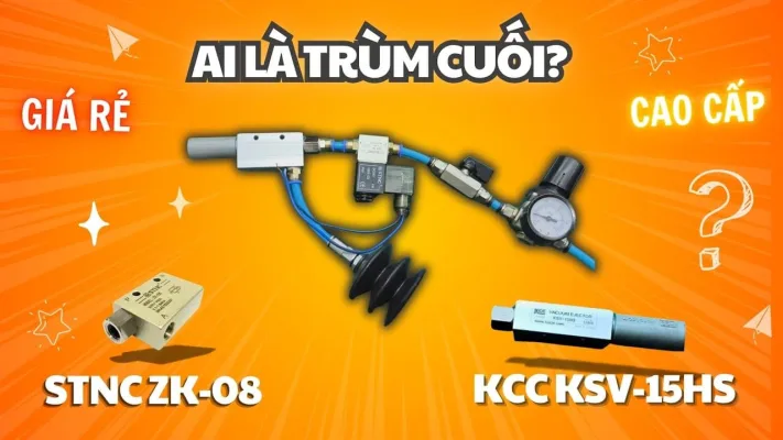 So Sánh Chấn Động: STNC ZK-08 vs KCC KSV-15HS – Đâu Mới Là “Trùm Cuối” Trong Làng Van Hút Chân Không?