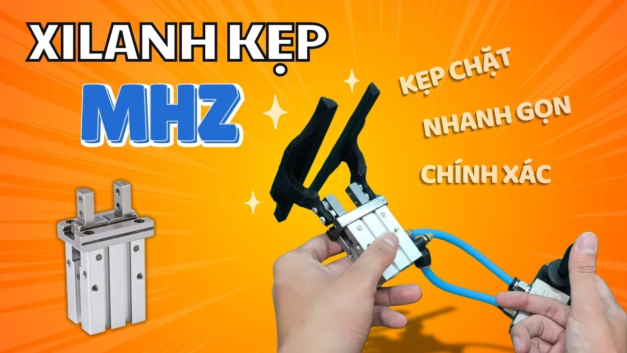 Tay Kẹp Robot Sử Dụng Xi Lanh MHZ – Chuẩn Xác & Hiệu Quả Đến Từng Milimet!