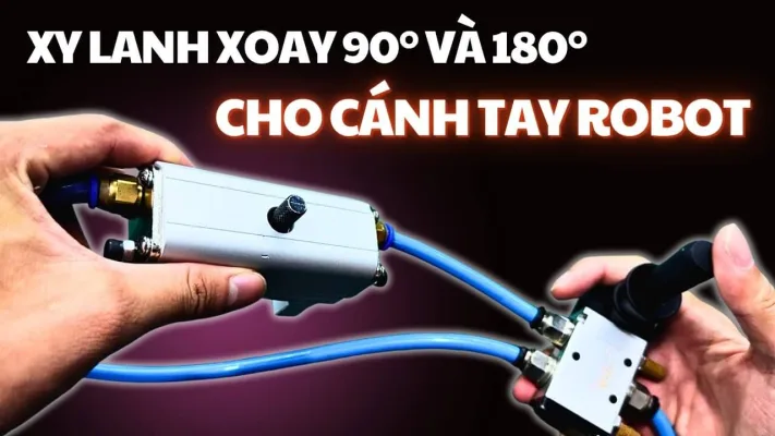Xi lanh xoay XT90 & XT180 – Giải pháp khí nén chính xác cho robot công nghiệp