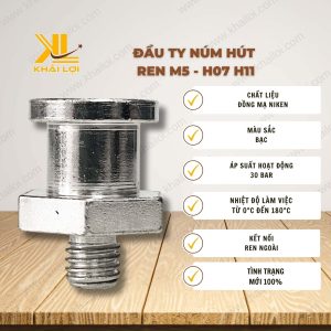 Đầu Ty Núm Hút Ren M5