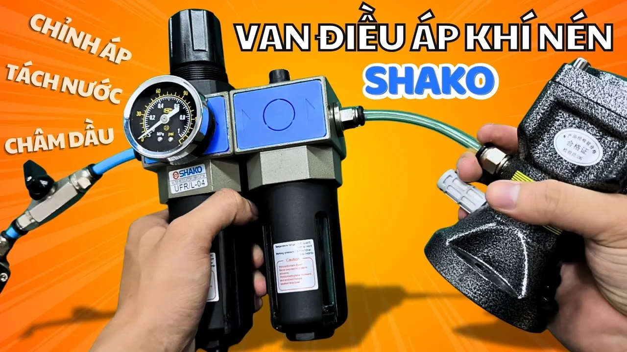 🔧 Tác Hại Khi Không Dùng Lọc Đôi Khí Nén – SHAKO UFR/L 02 03 04 Giải Pháp Cứu Cánh!