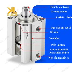 Xi Lanh Khí Nén Đúc SDA SDALX