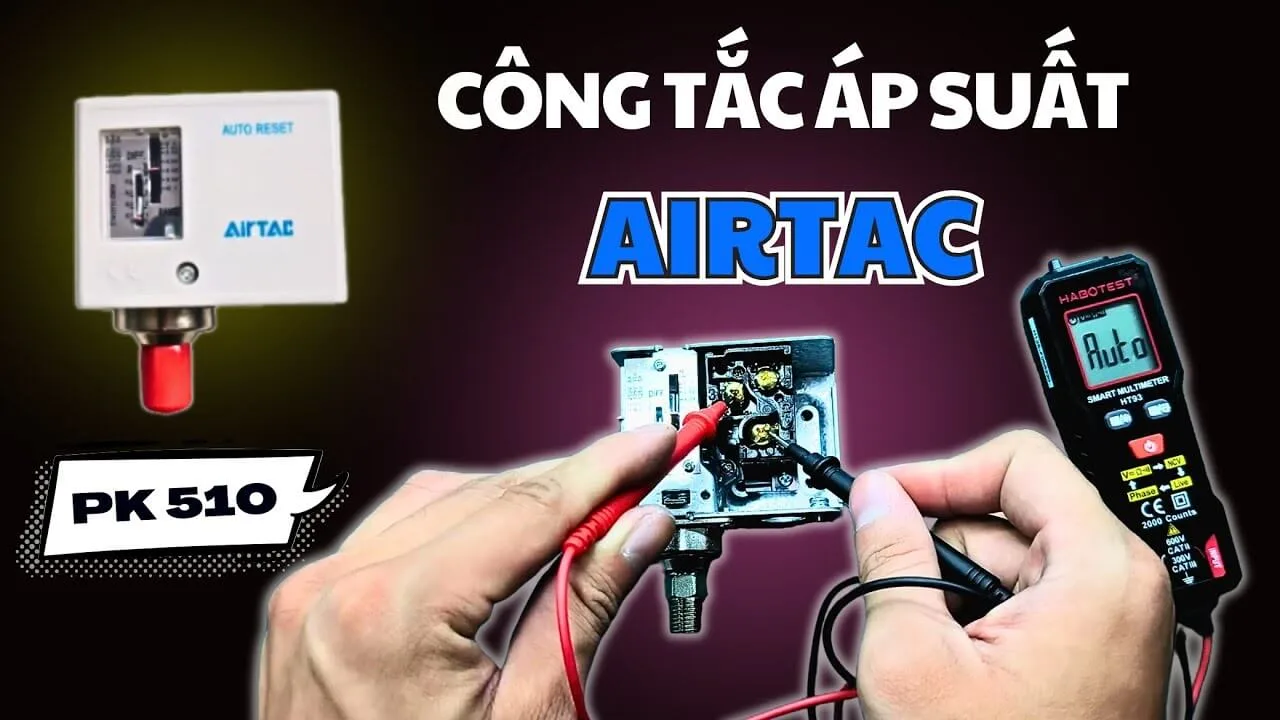 🔍 Hướng Dẫn Chi Tiết Cách Chỉnh Relay Áp Suất Airtac (PK503, PK506, PK510) – Đơn Giản & Chuẩn Xác