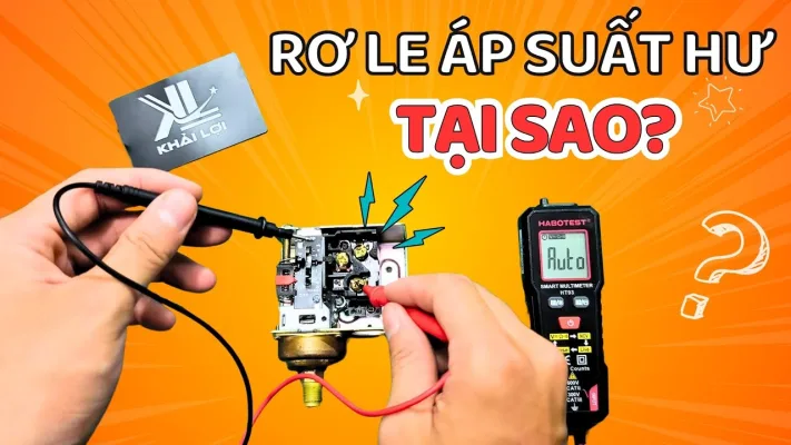 🔧 Rơ Le Áp Suất HS203 Không Nhảy Tiếp Điểm – Nguyên Nhân Và Cách Sửa Đơn Giản Tại Nhà