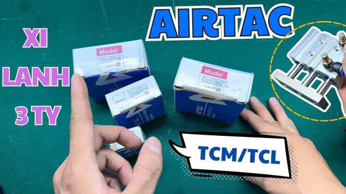 Xi lanh 3 Ty Airtac TCM và TCL – So Sánh Thực Tế, Khác Biệt Không Phải Ai Cũng Biết