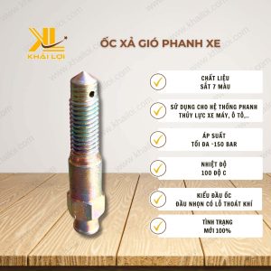 Ốc Xả Gió Phanh Xe 6mm-12mm