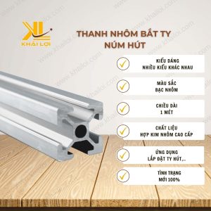 Thanh Nhôm Bắt Ty Núm Hút